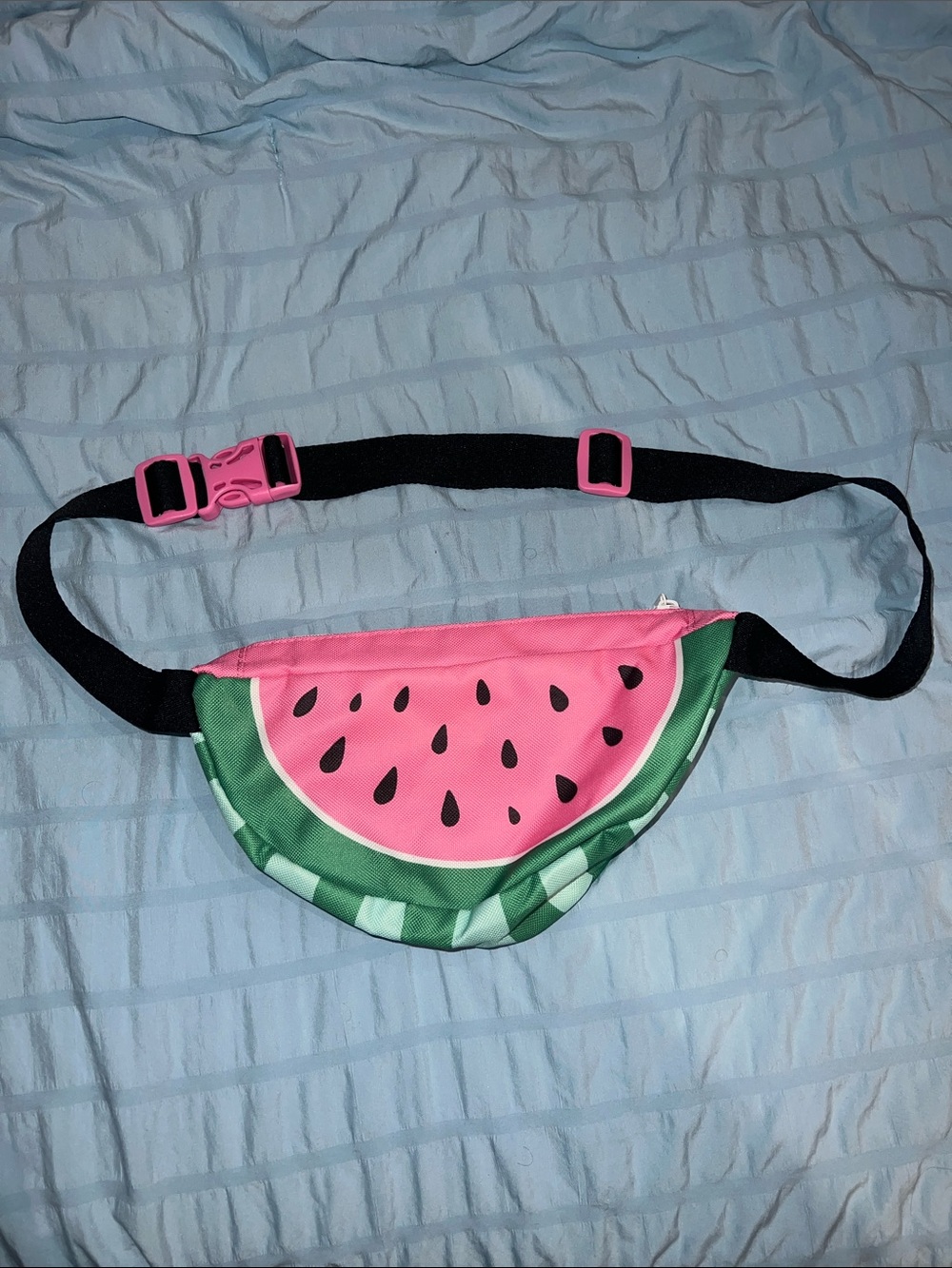 Watermelon Print Fanny Pack with Black Strap